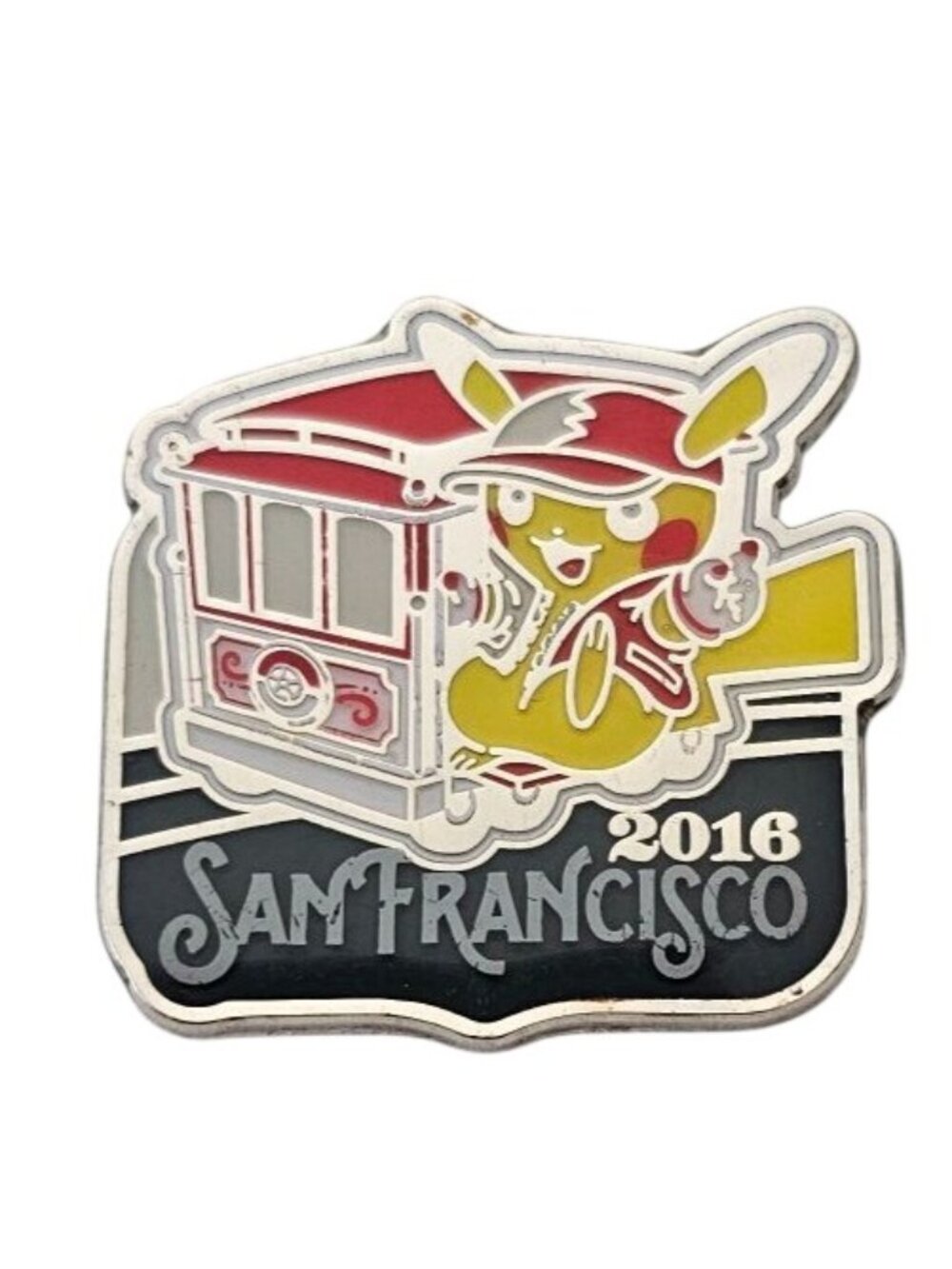 2016 Pokémon San Francisco World Championship Pikachu Collector Pin J867 - Picture 5 of 5